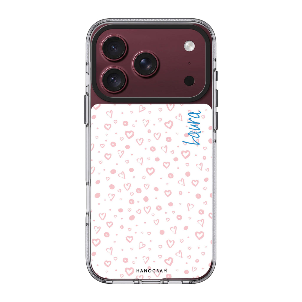 Pinky Hearts Ultra Clear Case