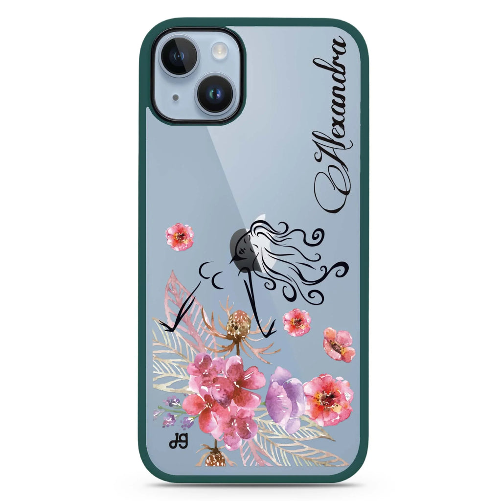 Floral Fairy I iPhone 15 Impact Guard Bumper Case