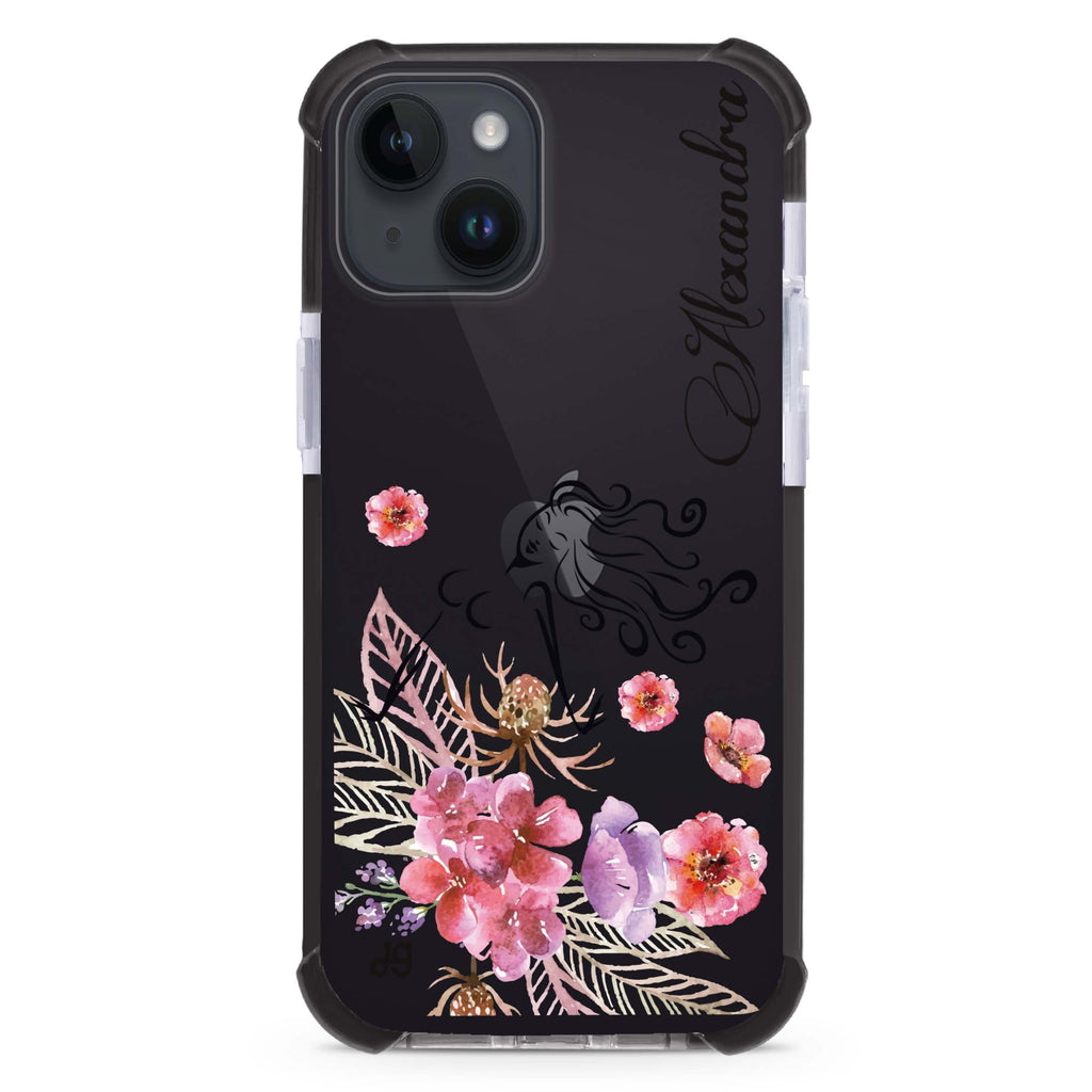 Floral Fairy I iPhone 15 Plus Ultra Shockproof Case