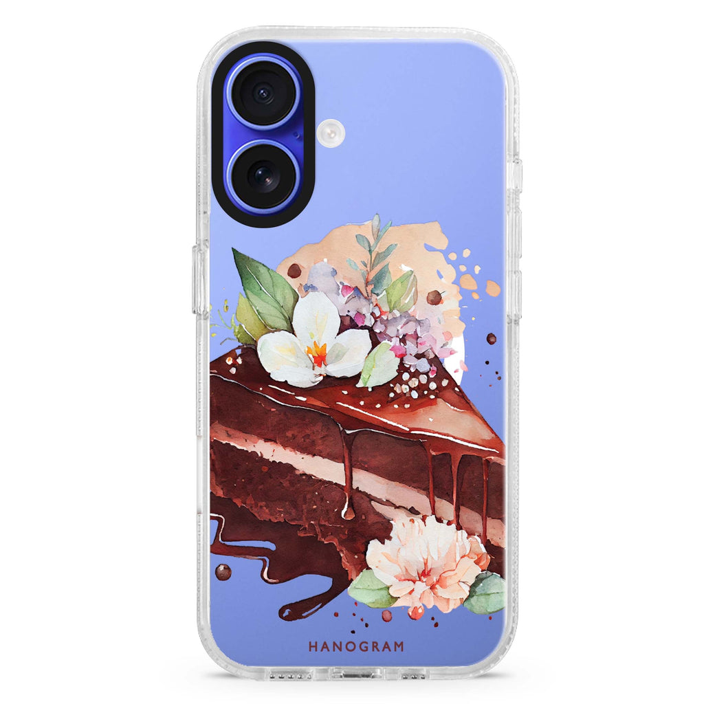 Floral Cake MagSafe Compatible iPhone 16 Ultra Clear Case - Personalized and Stylish Protection