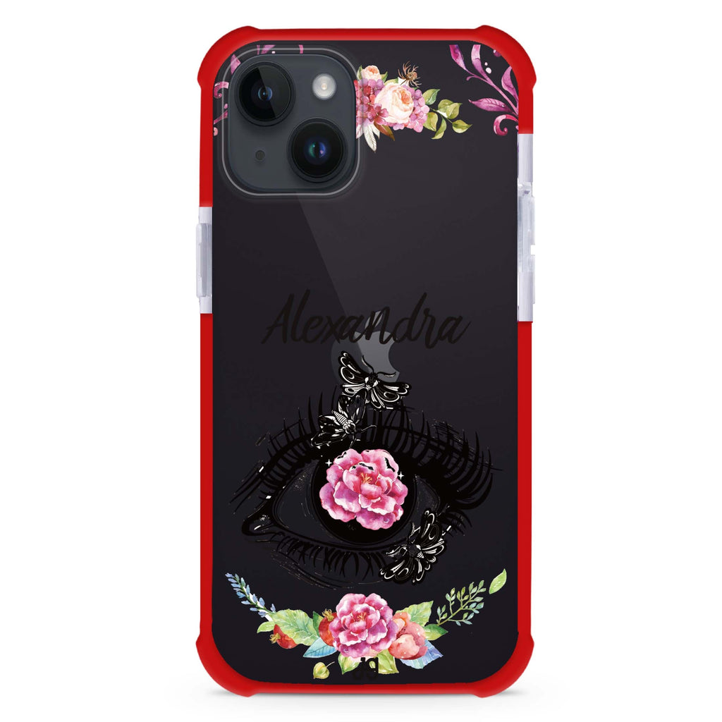 Flower in Eye iPhone 15 Plus Ultra Shockproof Case
