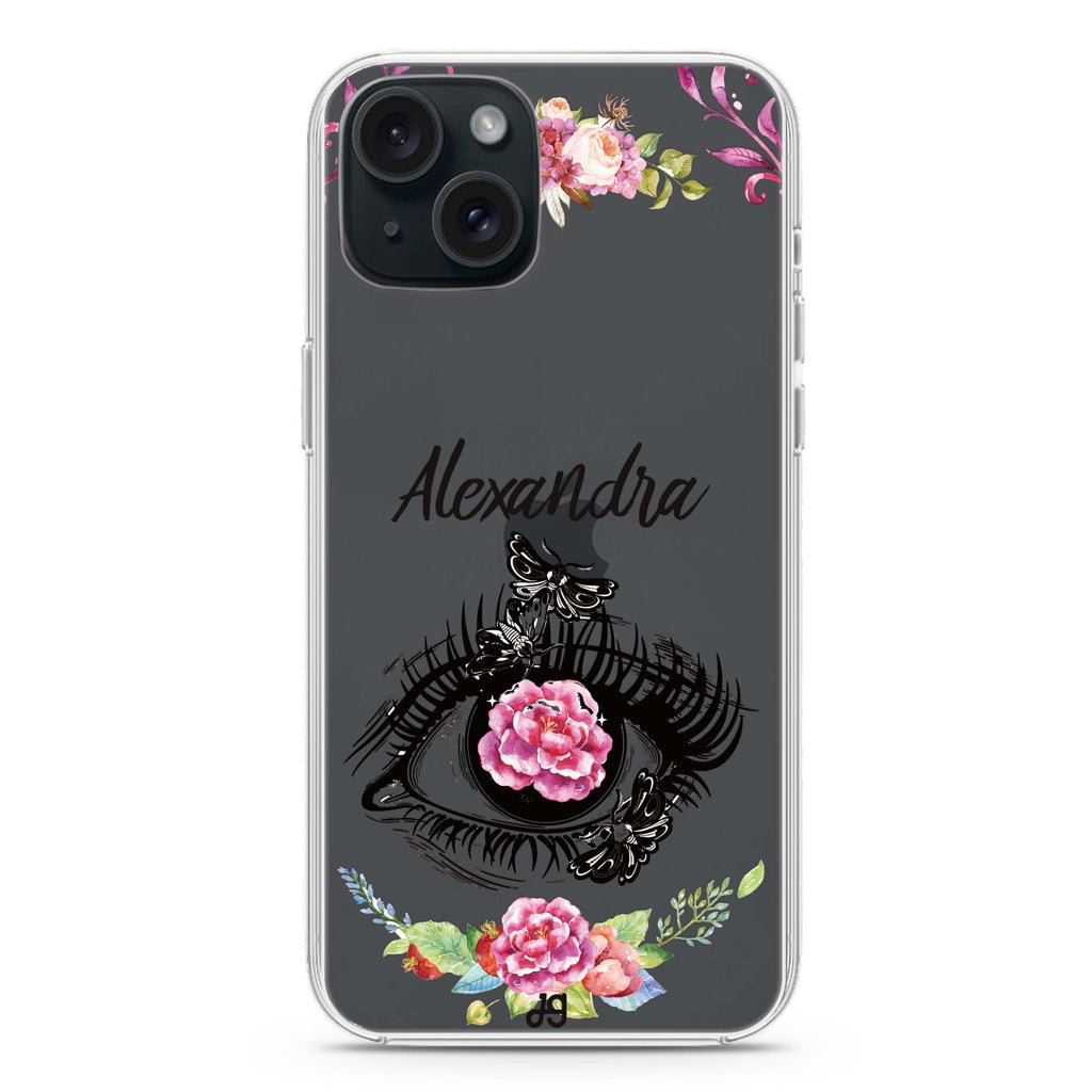 Flower in Eye iPhone Ultra Clear Case