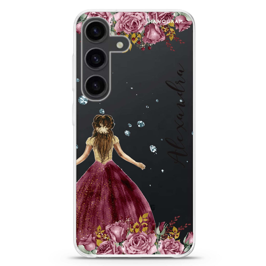Princess In Garden Galaxy A54 Ultra Clear Case
