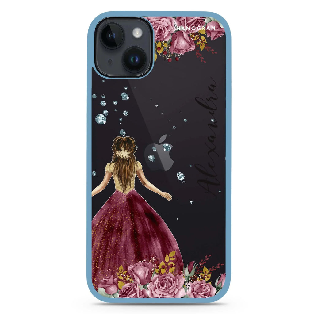 Princess In Garden iPhone 15 Plus Impact Guard Bumper Case