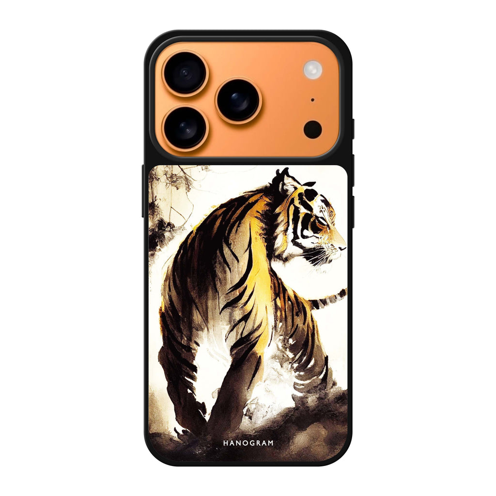 Tiger Painting tiger abstract animal iPhone 17 Pro Max mirror case
