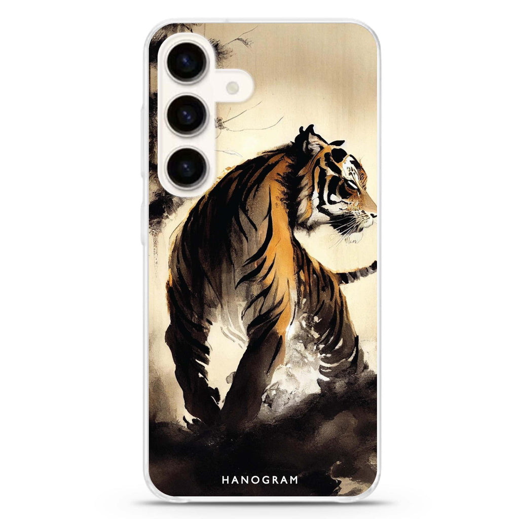 Tiger Painting Samsung Galaxy Ultra Clear Case