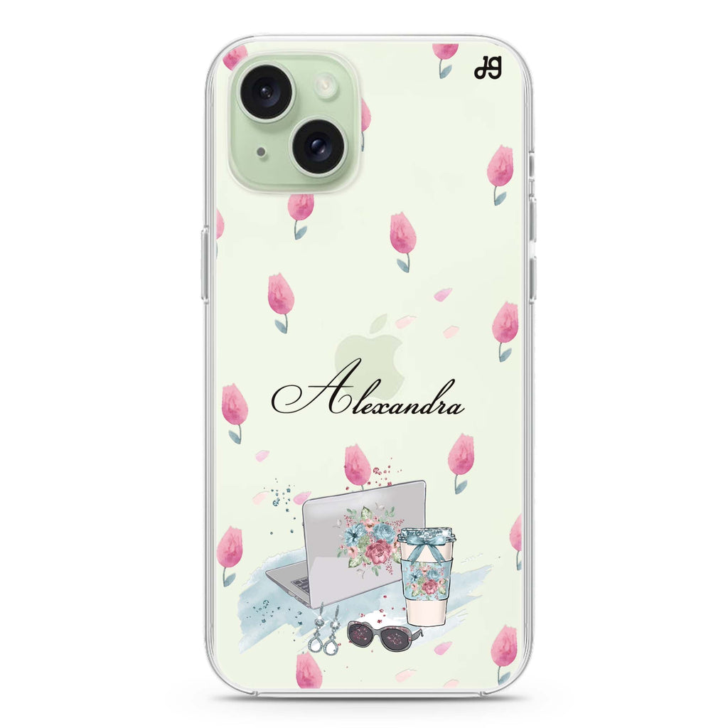 My Foral Lifestyle iPhone 15 plus Ultra Clear Case