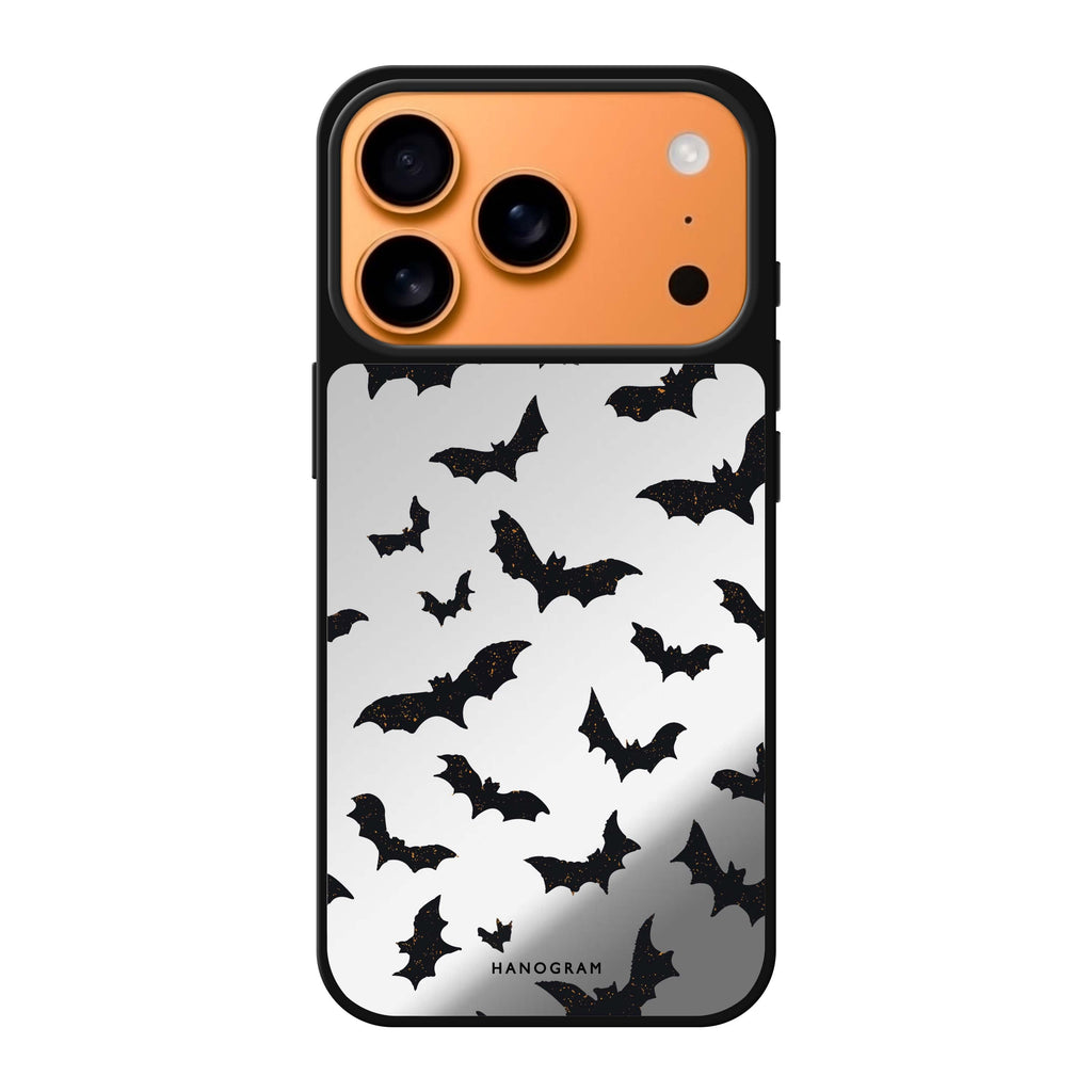 Midnight Bat Swarm halloween bat animal spooky iPhone 17 Pro Max mirror case