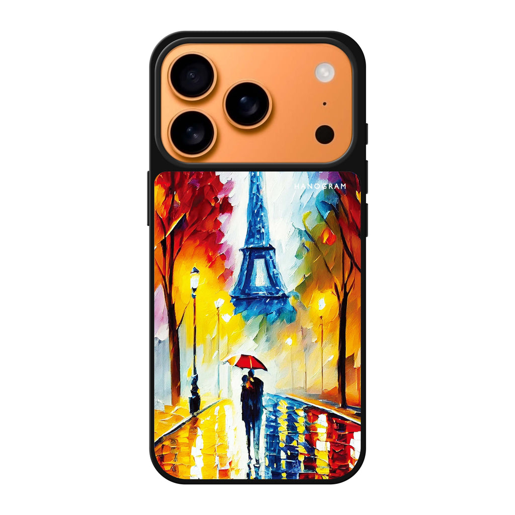 Romantic Paris travel iPhone 17 Pro Max mirror case