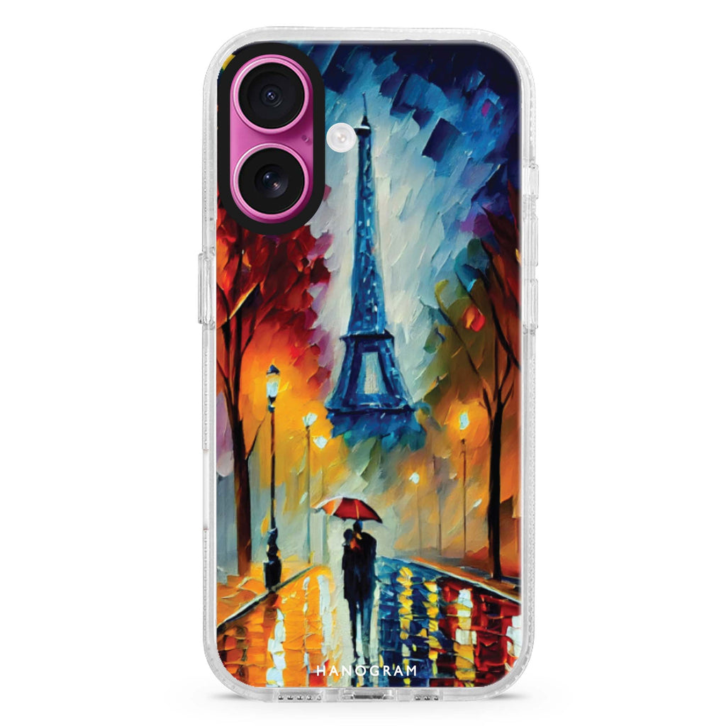 Romantic Paris MagSafe Compatible iPhone 16 Ultra Clear Case - Personalized and Stylish Protection