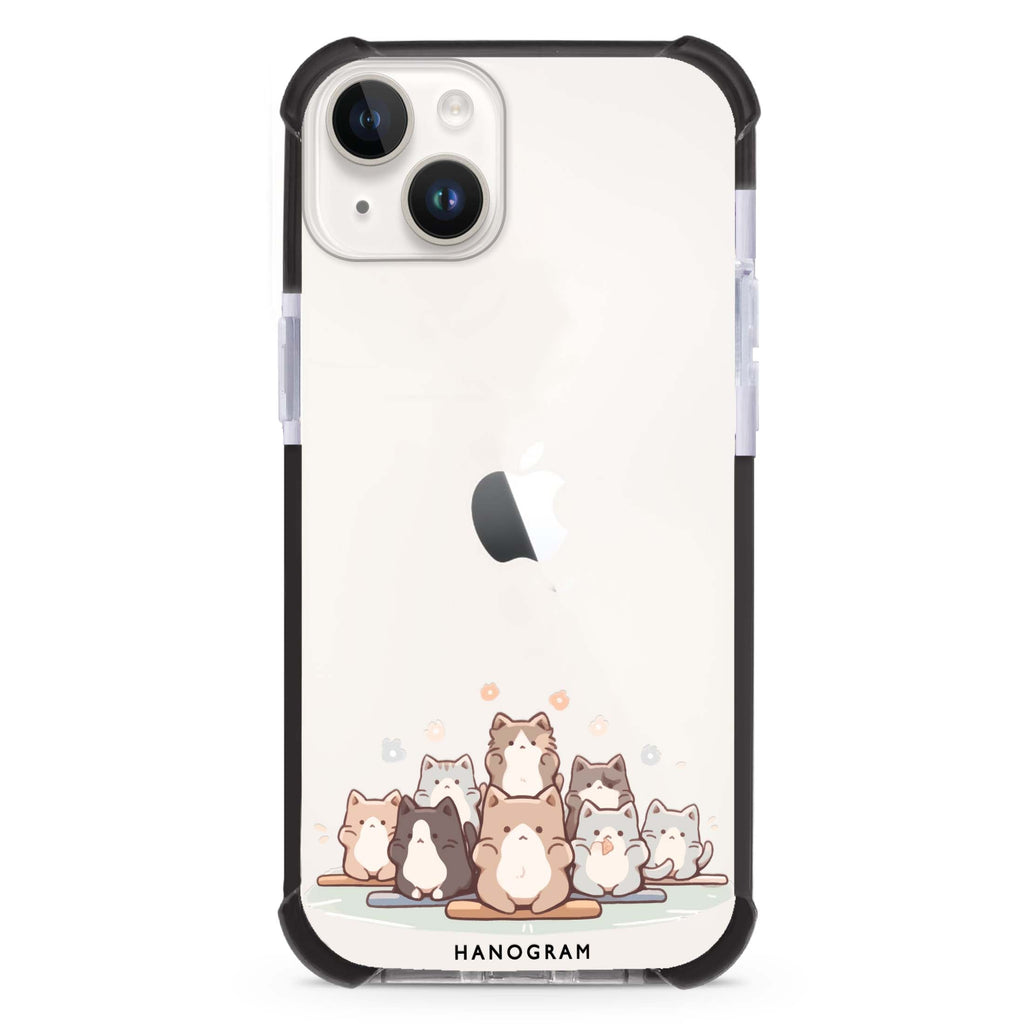 Zen Cat Calm iPhone 15 Plus Ultra Shockproof Case