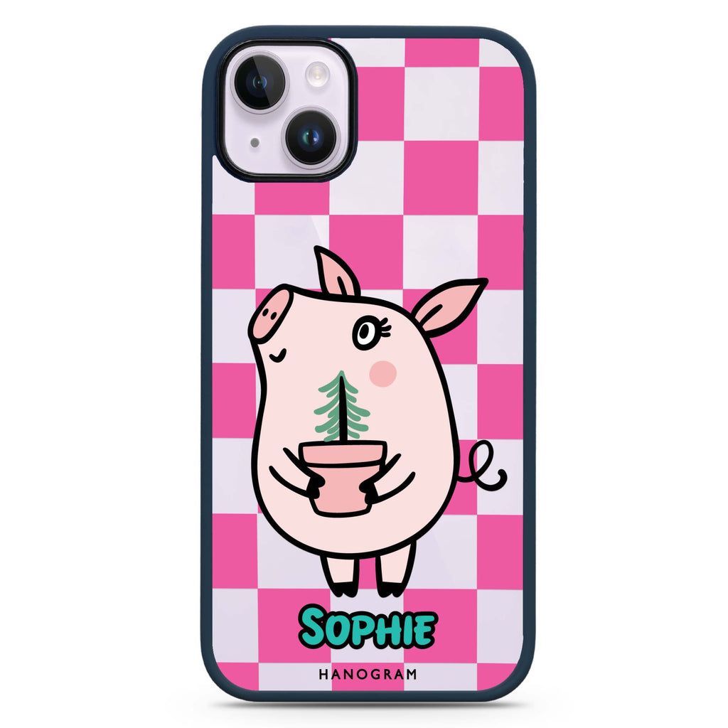 Lovely Pig iPhone 15 Impact Guard Bumper Case