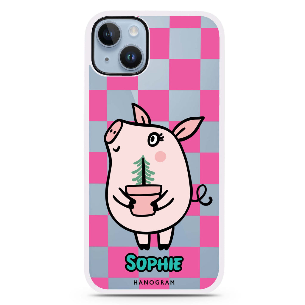 Lovely Pig iPhone 15 Plus Impact Guard Bumper Case