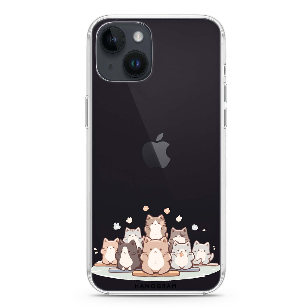 Zen Cat Calm iPhone 13 Mini Ultra Clear Case