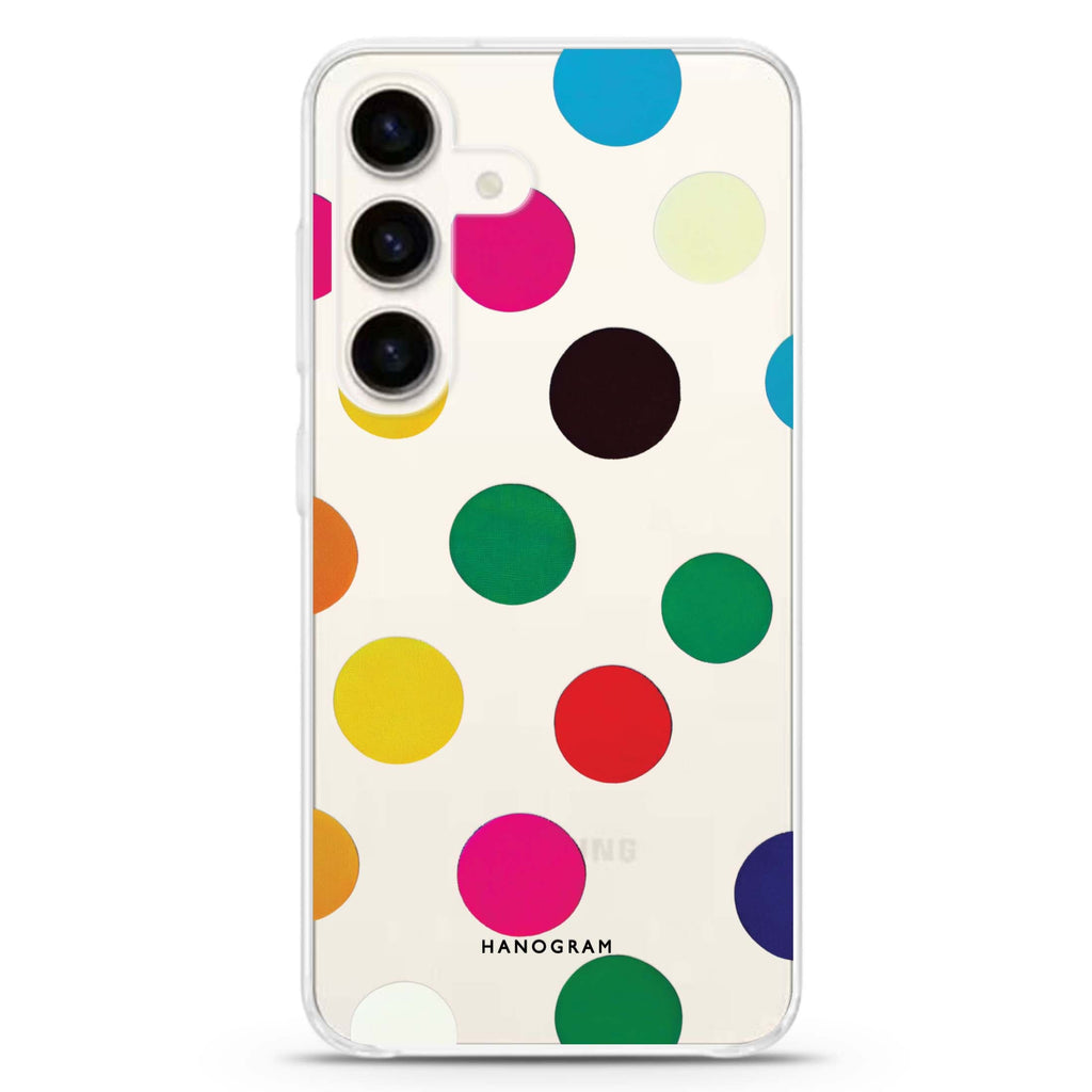 Polka Dot Pattern Samsung Galaxy Ultra Clear Case