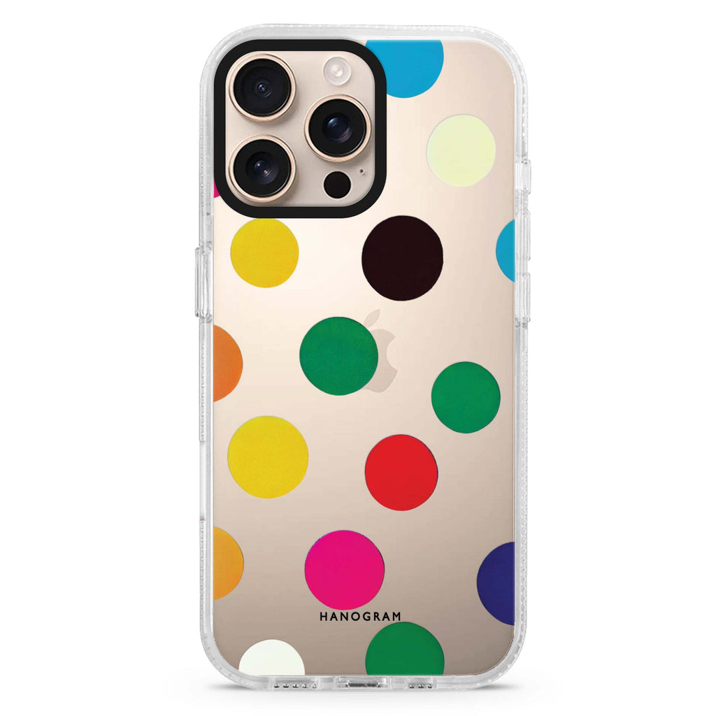 Polka Dot Pattern iPhone 16 Pro & 16 Pro Max Case - Personalized and Stylish Protection