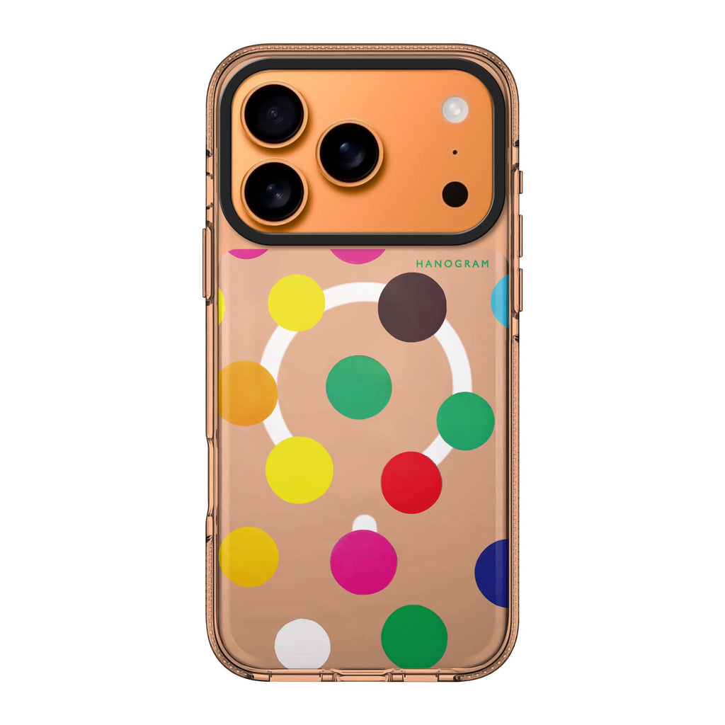 Polka Dot Pattern pattern iPhone 17 Pro Max ultra clear case