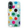 Polka Dot Pattern MagSafe Compatible iPhone 16 Ultra Clear Case - Personalized and Stylish Protection