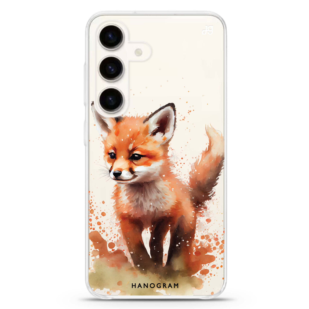 A Fox Samsung Galaxy Ultra Clear Case