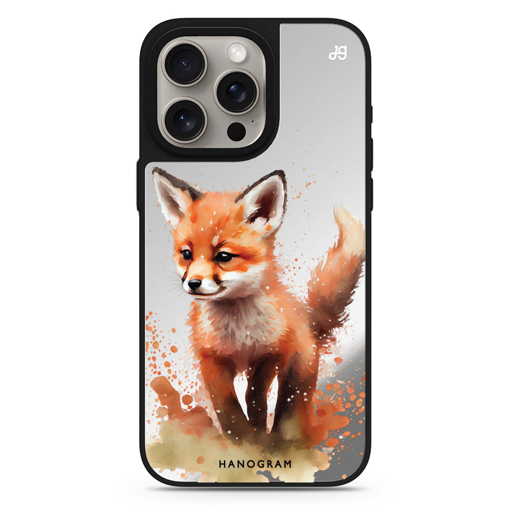 A Fox MagSafe compatible mirror case for iPhone 16/15/14 Pro Max and Pro, main view
