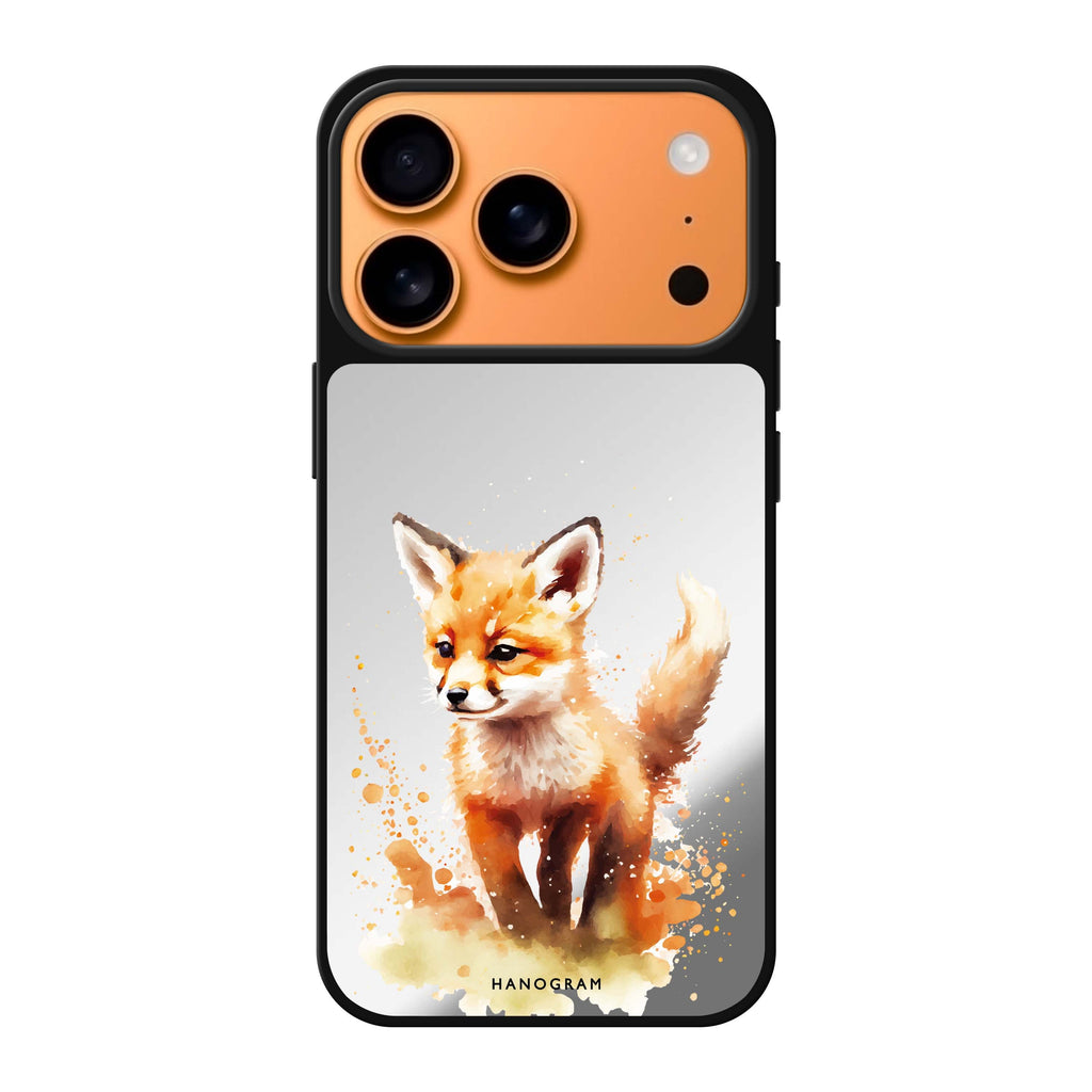A Fox fox animal iPhone 17 Pro Max mirror case