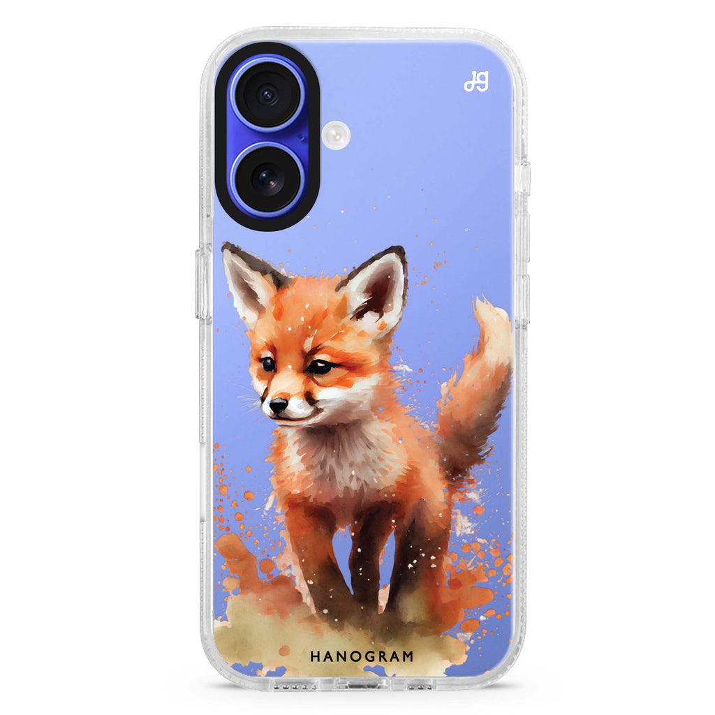 A Fox iPhone 16 Plus Ultra Clear Case