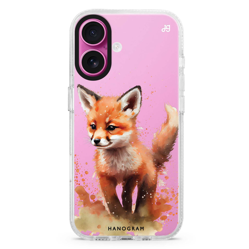 A Fox iPhone 16/16 Plus Ultra Clear Case A Fox iPhone 16/16 Plus Ultra Clear Case