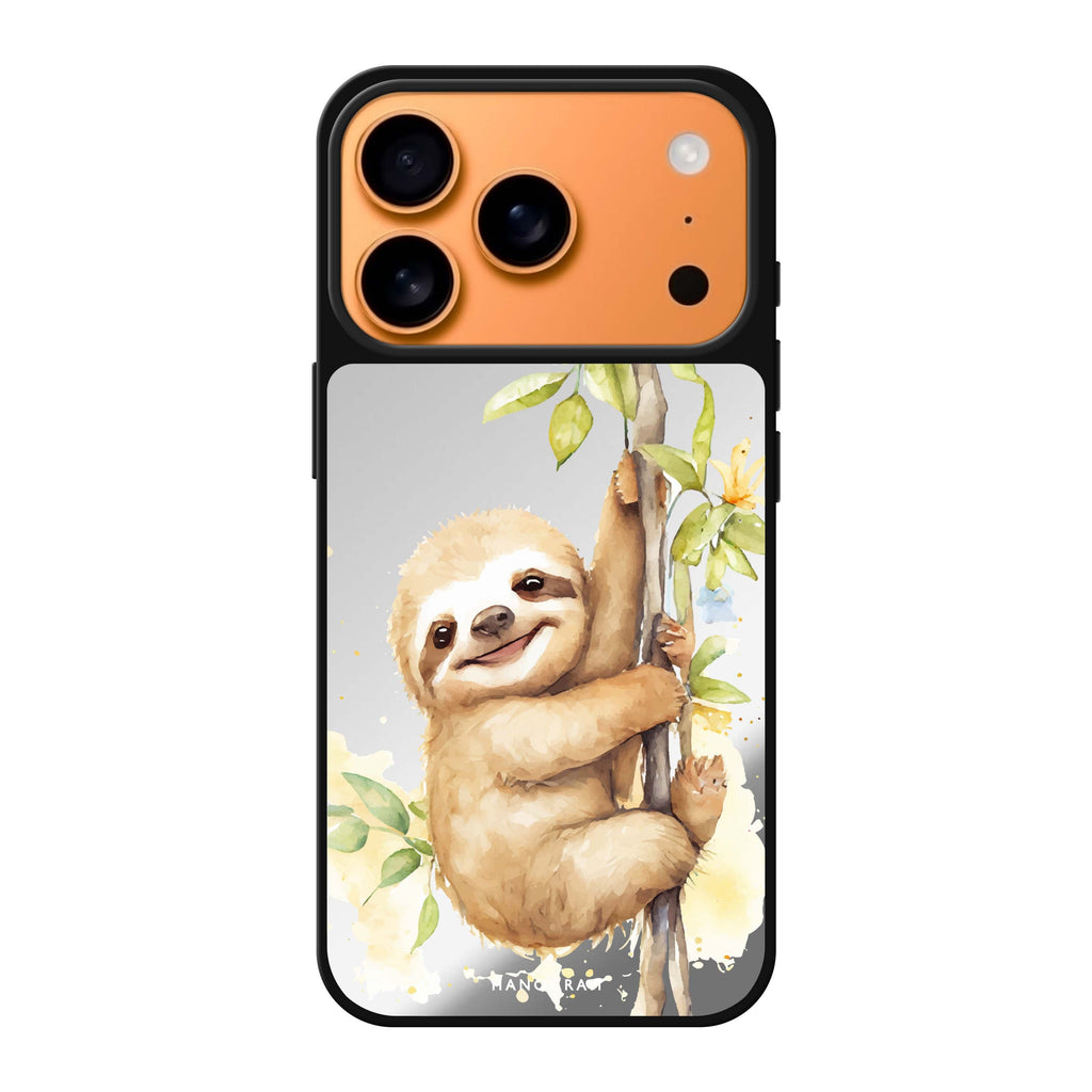 A Sloth sloth animal iPhone 17 Pro Max mirror case