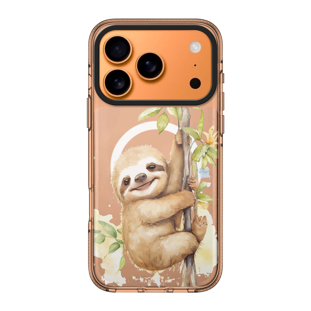 A Sloth sloth animal iPhone 17 Pro Max ultra clear case