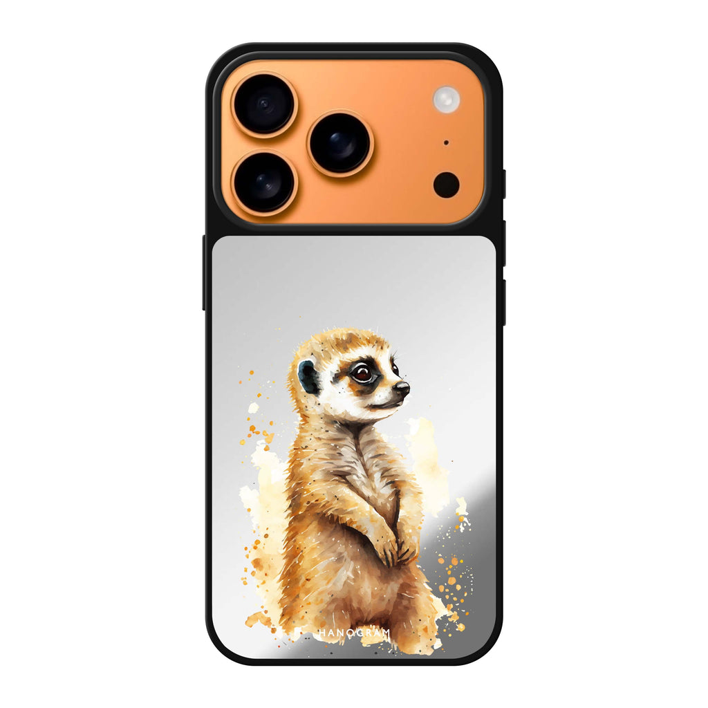 A Meerkat meerkat animal iPhone 17 Pro Max mirror case