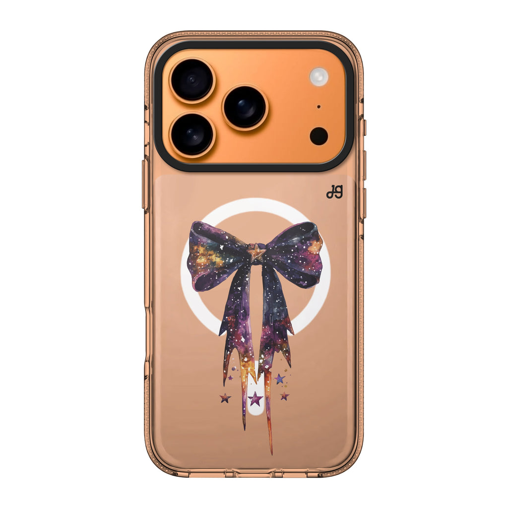 Spellbound Bows personalized name bow Halloween spooky iPhone 17 Pro Max ultra clear case