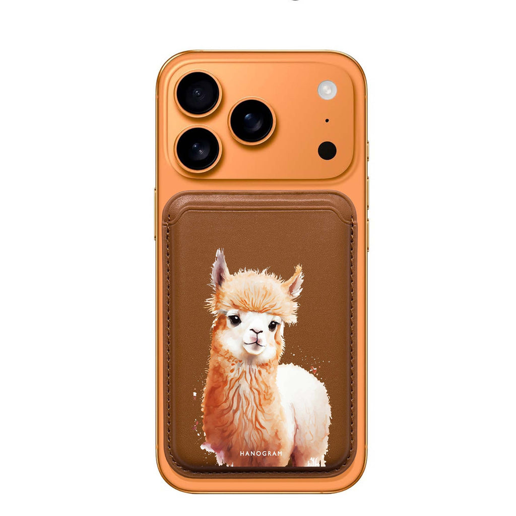 A Alpaca MagSafe wallet for iPhone, slim magnetic card holder, main view