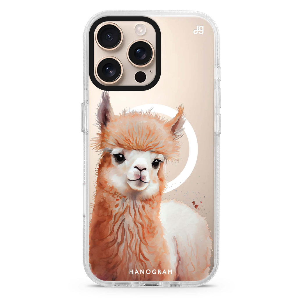 A Alpaca MagSafe Compatible iPhone 16 Pro Ultra Clear Case - Personalized and Stylish Protection