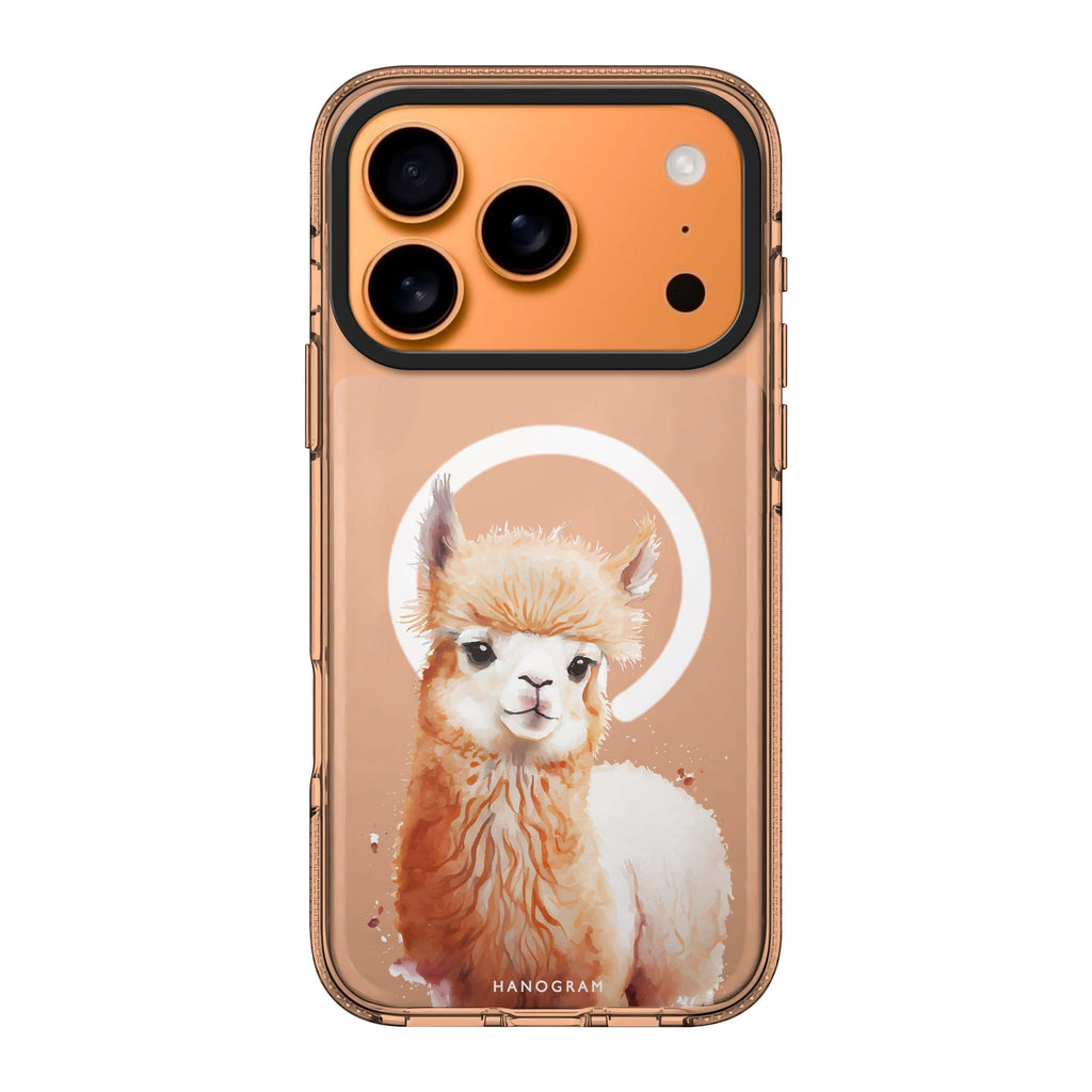 A Alpaca alpaca animal iPhone 17 Pro Max ultra clear case