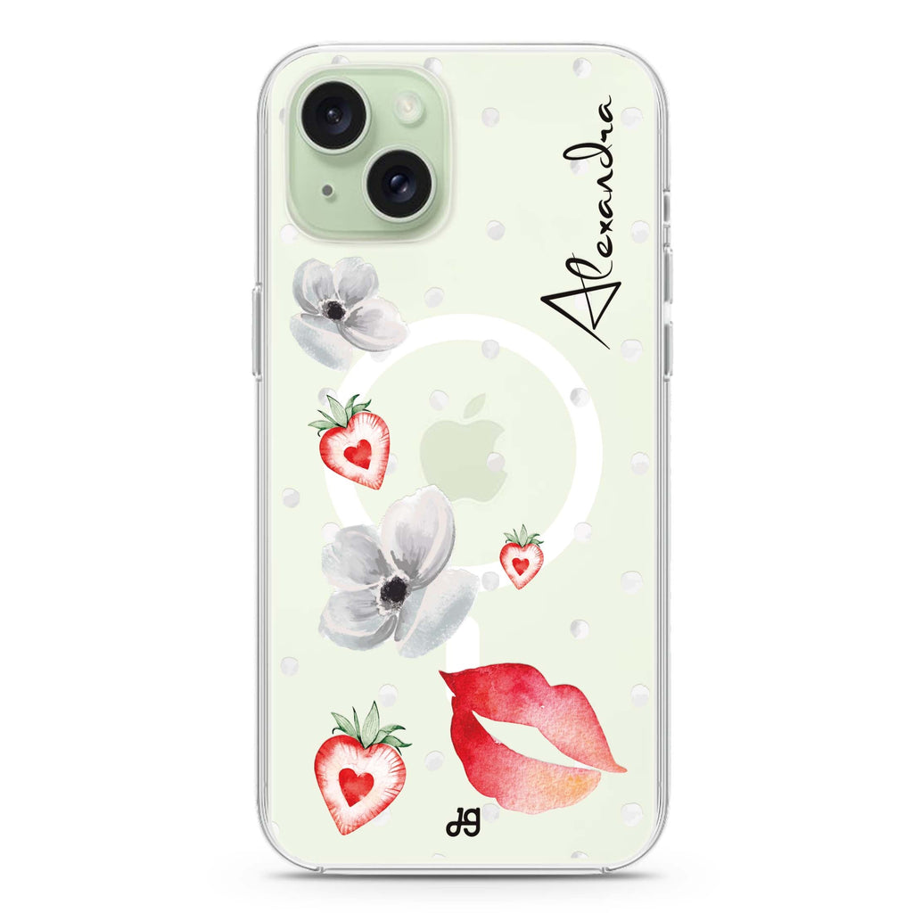 The First Date iPhone 15 Plus MagSafe Compatible Ultra Clear Case
