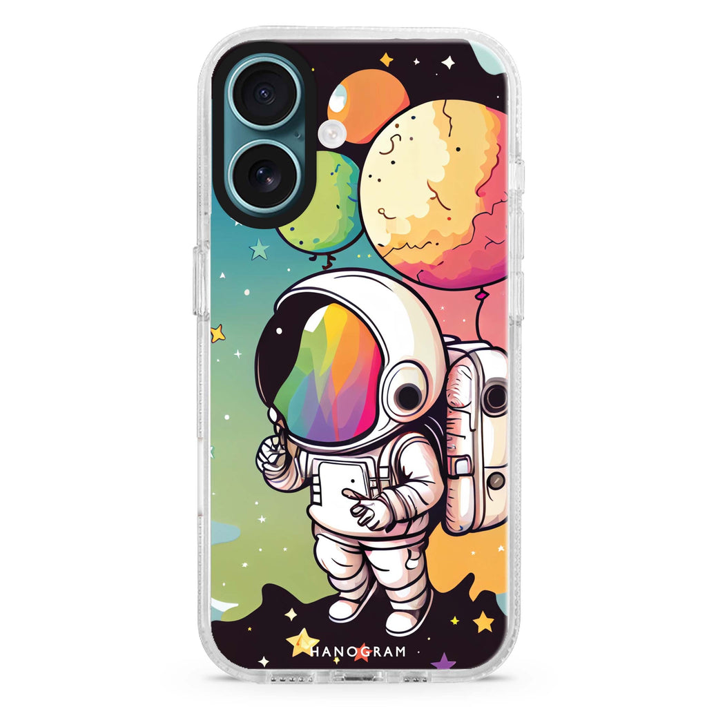 Astronauts MagSafe Compatible iPhone 16 Ultra Clear Case - Personalized and Stylish Protection