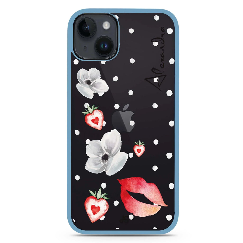 The First Date iPhone 15 Plus Impact Guard Bumper Case