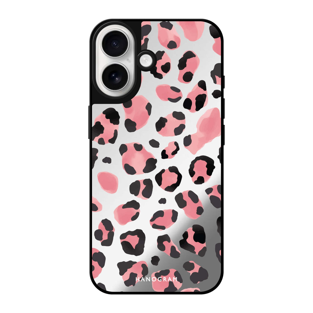 Reflective iPhone 16 Mirror Case –Spotted Glamour Design