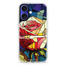 Rose Art MagSafe Compatible iPhone 16 Ultra Clear Case - Personalized and Stylish Protection