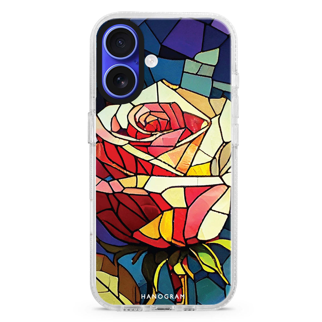 Rose Art MagSafe Compatible iPhone 16 Ultra Clear Case - Personalized and Stylish Protection