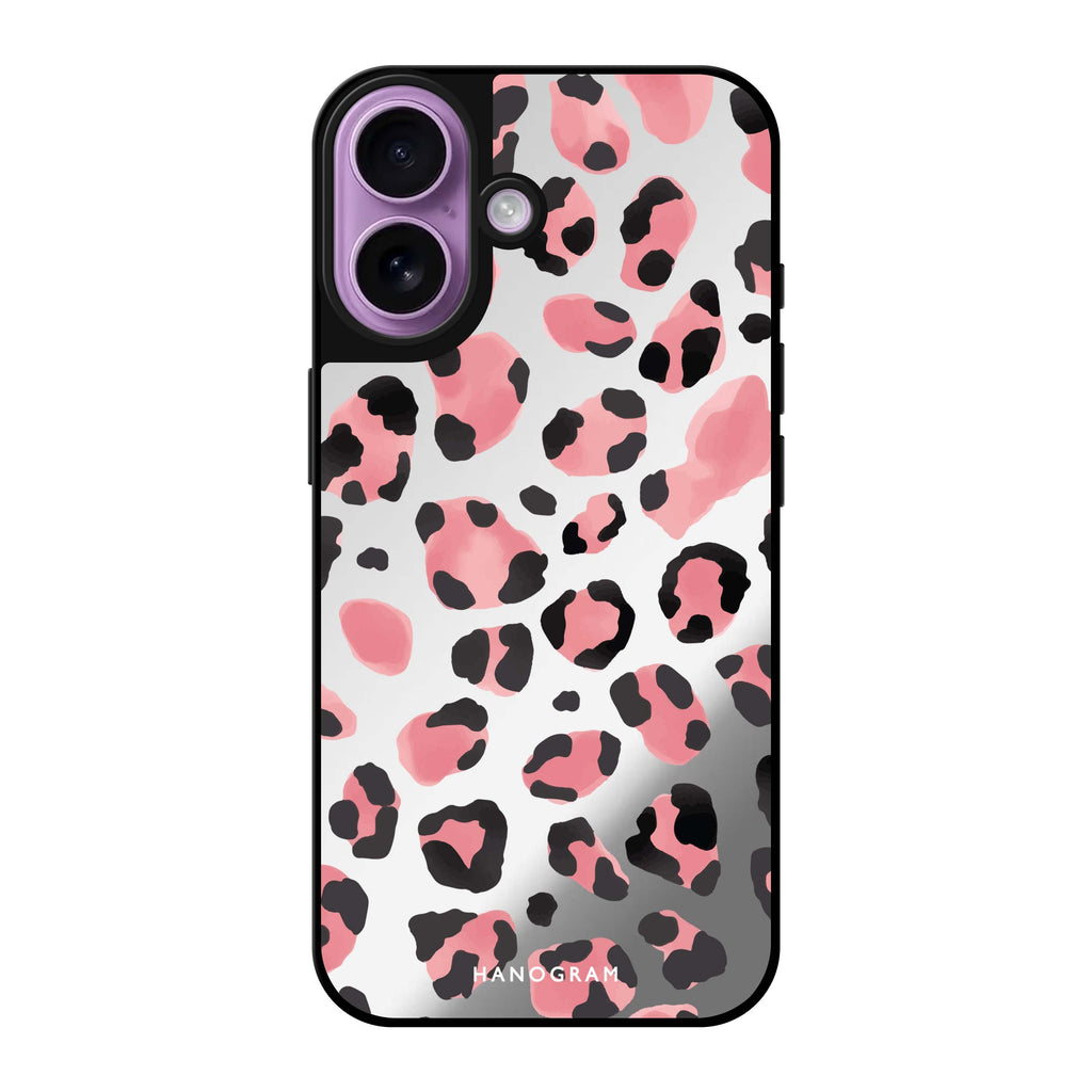 Reflective iPhone 16 Mirror Case –Spotted Glamour Design