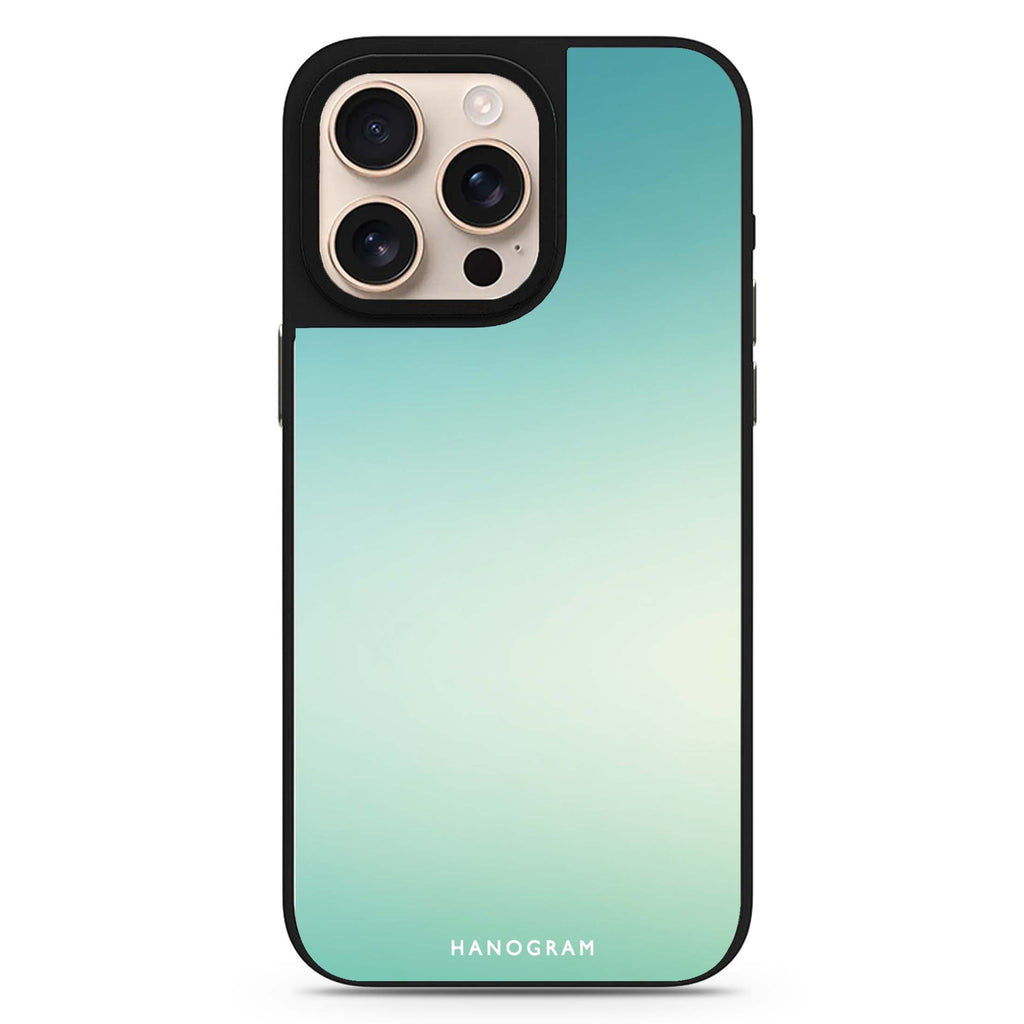 Aqua Haze MagSafe compatible mirror case for iPhone 16/15/14 Pro Max and Pro, main view