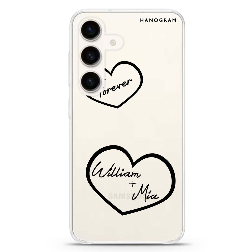 Sweet Heart II Samsung Galaxy Ultra Clear Case