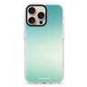 Aqua Haze iPhone 16/15/14 Pro Max & Pro ultra clear case, front product view