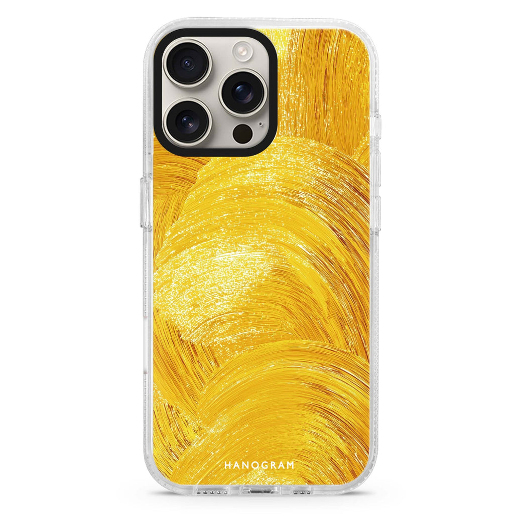 Golden Strokes iPhone Ultra Clear Case