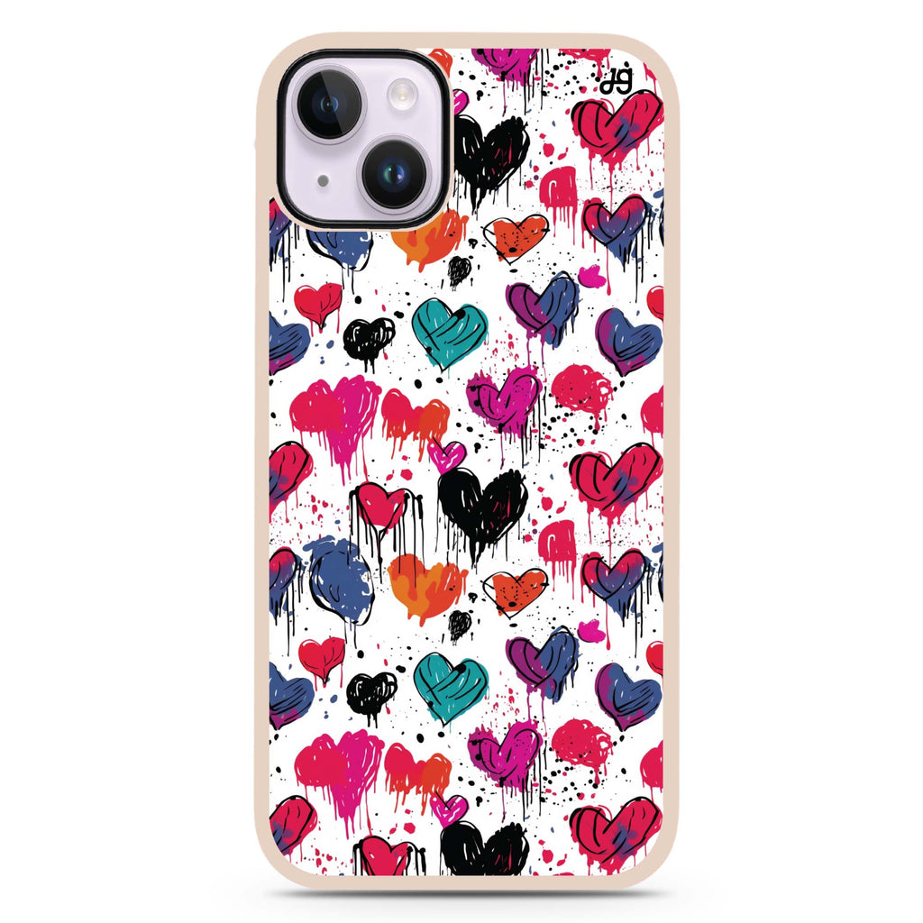 Bleeding Passion iPhone 15 Plus Impact Guard Bumper Case