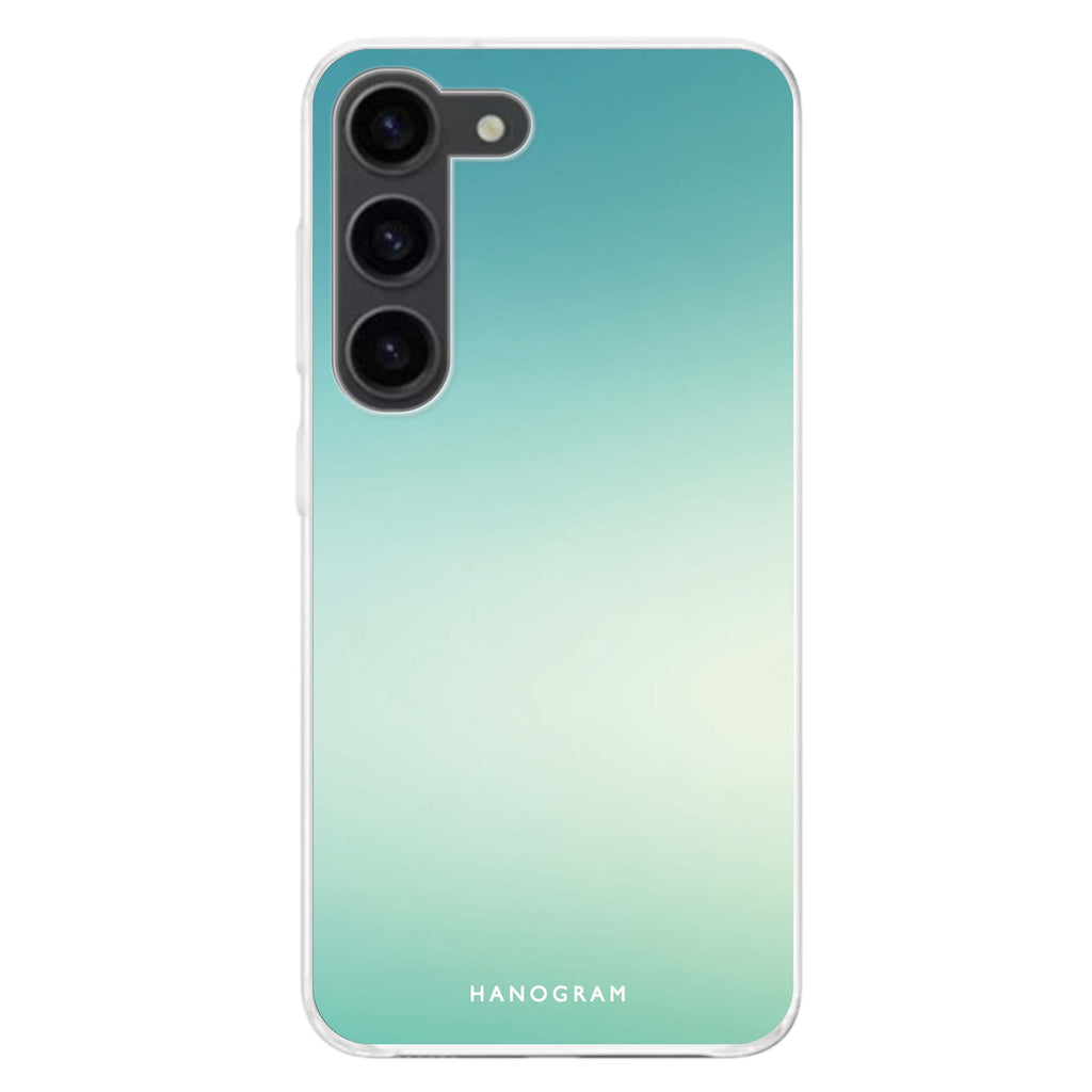Aqua Haze ultra-clear case for Samsung Galaxy S23/S22, front view