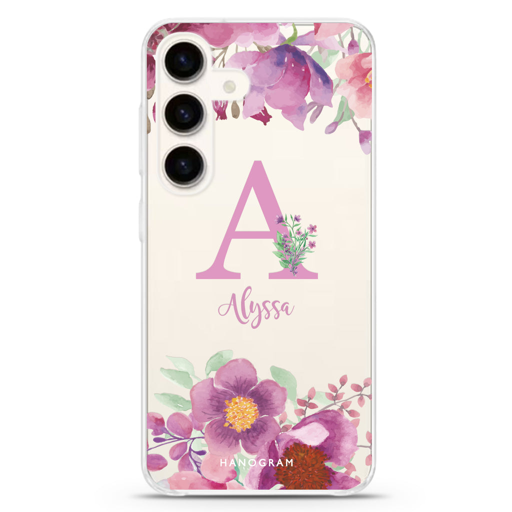 Gorgeous Monogram Samsung Galaxy Ultra Clear Case