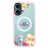 Art of Flowers MagSafe Compatible iPhone 16 Ultra Clear Case - Personalized and Stylish Protection