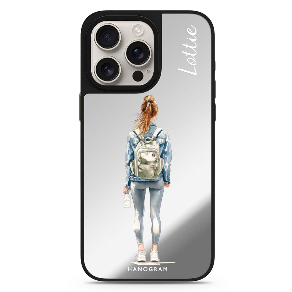 Weekend Flow personalized name MagSafe mirror case for iPhone 16/15/14 Pro Max and Pro, main view